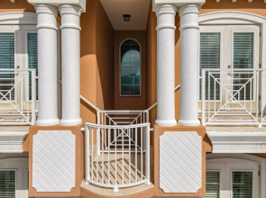 Hip Nautic Luxury Beachfront Beach Home With Pool - Car Free Beach - 4071h