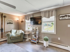 Steps to Crystal Lake: Spacious Retreat w/ Views