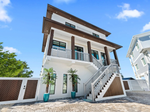 Luxury Seaside Escape Pool Dock Scenic Views