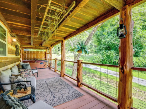 Stunning Creekside Cosby Cabin w/ Deck + Fire Pit!