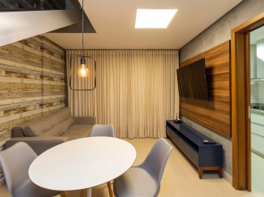 Duplex moderno 1Q Andar alto - TDH1916