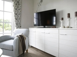 Luxus Reetdachhaus in Fuhlendorf mit Sauna