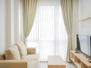 Warm And Simple 1Br At Asatti Apartment