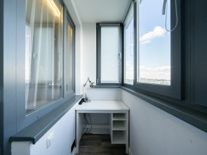 Квартира Стильная двухкомнатная квартира Natali apart на метро Пражская