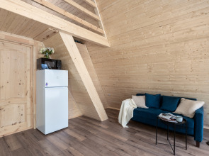 Частный дом A-frame с сауной у Игоры