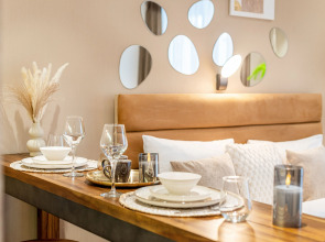 Квартира Vintage Haven Studio - Bohemian Style in Alliance Palace