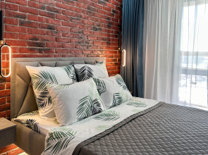 Апартаменты Евродвушка с дизайнерским решением в стиле Soft loft