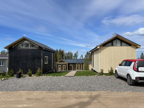 Дом Уютный домик у Игоры, белый