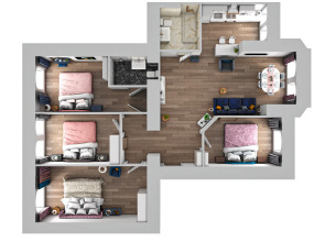 Апартаменты Minin Apartments Винтажные 120 кв.м.