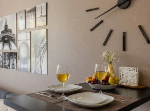 Апартаменты Prudius Apart с балконом у залива