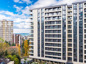 Апартаменты Сокол на верхнем этаже с балконом