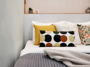 Квартира Aparts Pro Дизайнерская видовая студия у Волги в ЖК Галактика на 20 этаже