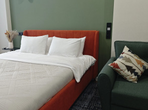 Новая Студия -апартамент с кухней, посудомойкой, стиралкой для двоих + допместо 3 этаж 10 минут от центра Нижнего Новгорода