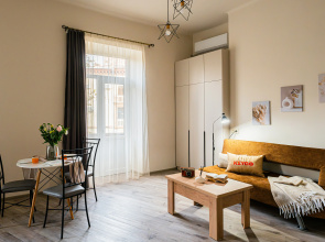 Apartamenty KeyGo #0107 s Odnoj Spal'nej v Centre Goroda