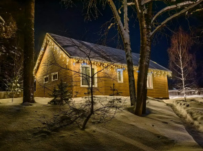 Kottedzh S Baney V Sosnovom Boru U Ozera, Ryadom S Turbazoy Chayka Guest House