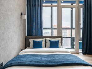 Апартаменты Студия на 23 Этаже с Видом на Москву