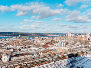 Квартира Стильная Студия с Джакузи Рядом с ЖД Вокзалом