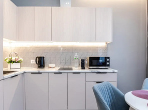 Апартаменты «Бордовый шик» в районе ВДНХ «Эстет Апарт»