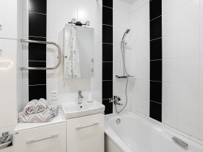 Уютная студия с видом на город