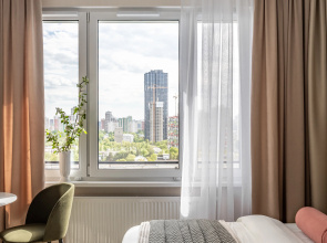 Квартира Moscow Deluxe Apartments Comfy Studio Berzarina