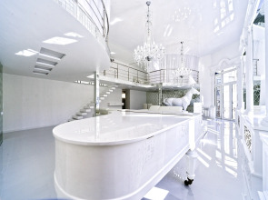 Апартаменты Двухъярусные Белоснежные на Невском 96