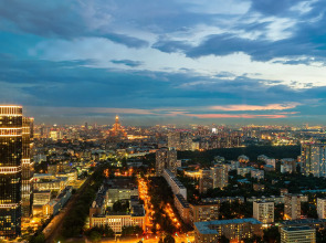 Квартира Бизнес Класс на 52 Этаже с Потрясающим Видом на Москву