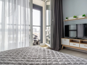 Квартира с балконом в новом ЖК