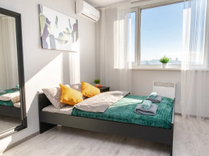 Уютная квартира-студия с шикарным Видом на море и мост