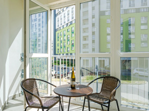 Апартаменты двухкомнатные на Скрыганова 4Б