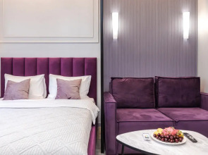 Апартаменты «Бордовый шик» в районе ВДНХ «Эстет Апарт»