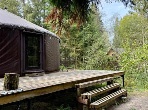 Частный дом Юрта среди сосен