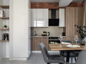 Просторная стильная квартира с видом на горы. Кватро 43