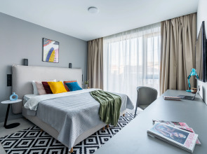 Апартаменты Sova Yard View Blue