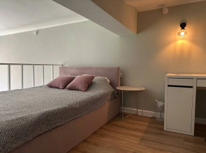 Двухуровневые апартаменты Pink Powder у метро Бауманская