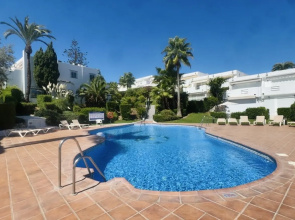 Heated Pool with Frontline Golf near Puerto Banus Villa