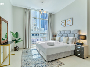 Bnbmehomes | Cozy 1BR Suite nr Dubai Mall & Burj Khalifa - 1306 Apartments