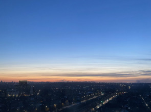 Квартира В скандинавском стиле с красивым видом на город для 4х гостей