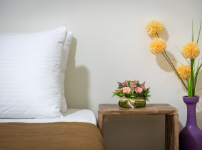 Квартира в эко стиле с собственным двориком для отдыха