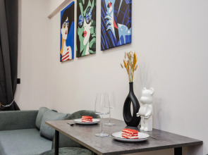 Апартаменты Новая Cтудия в Cтиле Минимализм рядом с Ботаническим Садом