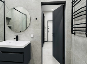 Квартира Двухкомнатный Лофт с Панорамным Видом на Город и Парк