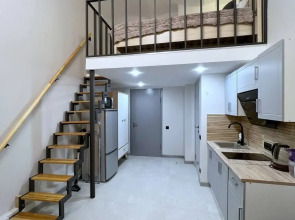 Двухуровневые апартаменты Purple Aurora у метро Бауманская