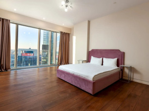 Апартаменты Москва Сити Lux с панорамной ванной 3 комнаты