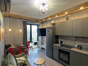 Апартаменты Уютные апартаменты Prime Grey в ЖК Савеловский Сити в центре Москвы