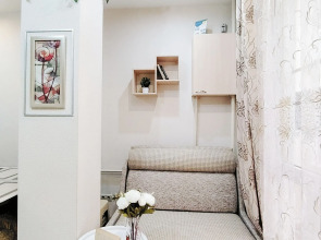 Квартира студия для 3х человек с кухонной зоной рядом с Олимпийским парком