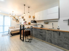 Апартаменты Sun city apartments ЖК Сокол с балконом