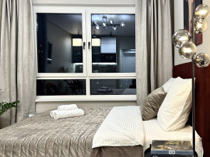 Квартира Люкс Студия в ЖК Бизнес-Класса и Дизайнерским Ремонтом