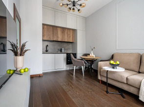 Квартира Nut на Манчестерской Satin home