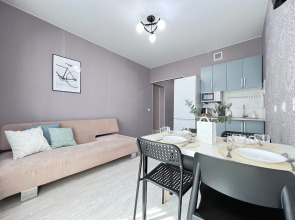 Апартаменты 2шка студия с шикарным видом на город у реки