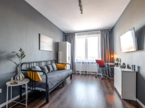 Апартаменты с балконом и красивым видом у метро