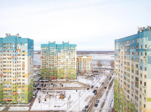 Апартаменты двухкомнатные с видом на Волгу на ул.К.Маркса 44, м.Стрелка. Сова-Дом